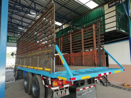 ขายกระบะไม้ สภาพพร้อมใช้งาน ถอดลงจาก ฮีโน่ 3H ขนาดกระบะ กว้าง 2.40 ซม. ยาว 6.30 ซม สูง 2.10 ซม. ความกว้างคันซี 87 ซม.