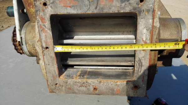 แอร้อกสแตนเลสเยอรมัน ROTARY VALVE REIMELT GERMANY ปาก 8&rdquo;x 7&rdquo; ติดเกียร์ 1.5 HP 380V (รอบอ