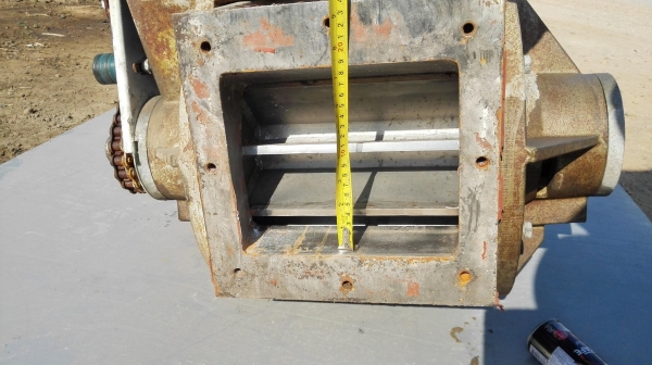 แอร้อกสแตนเลสเยอรมัน ROTARY VALVE REIMELT GERMANY ปาก 8&rdquo;x 7&rdquo; ติดเกียร์ 1.5 HP 380V (รอบอ