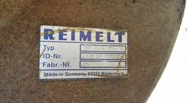 แอร้อกสแตนเลสเยอรมัน ROTARY VALVE REIMELT GERMANY ปาก 8&rdquo;x 7&rdquo; ติดเกียร์ 1.5 HP 380V (รอบอ