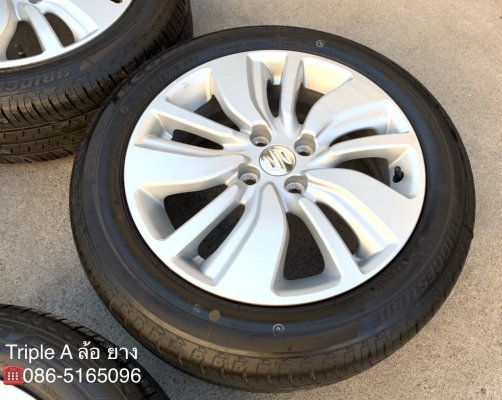 ล้อแม็กป้ายแดง Suzuki Swift 2018 ขอบ16 รุ่นใหม่ล่าสุด พร้อมยางใหม่ป้ายแดง 185-55-16 Bridgestone ปลายปี 18