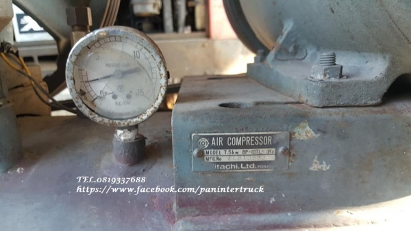 SALE*FROM JAPANงานนำเข้า เครื่องปั๊มลมHITACHI ,7.5KW.,10แรงม้า ,2 สูบ *ไฟ220V.ญี่ปุ่นและไฟโรงงาน440V.ญี่ปุ่น* SALE*FROM JAPANงานนำเข้า เครื่องปั๊มลมHITACHI ,7.5KW.,10แรงม้า ,2 สูบ *ไฟ220V.ญี่ปุ่นและไฟโรงงาน440V.ญี่ปุ่น*