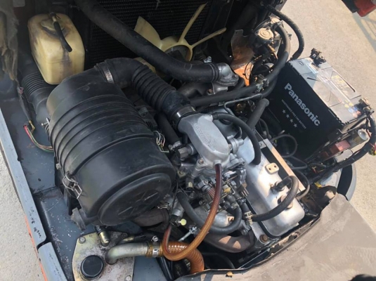 TOYOTA 6FG15 1.5ตัน เสา3เมตร เครื่องยนตร์เบนซิล5k เชื้อเพลิงเบนซิล