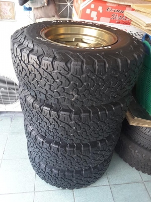 TE37x + BF KO2 USA.265-75-16 ปี15 สวยๆ 1ชุด