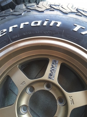 TE37x + BF KO2 USA.265-75-16 ปี15 สวยๆ 1ชุด