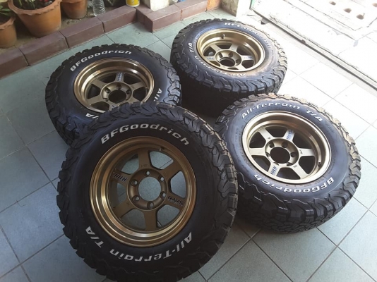 TE37x + BF KO2 USA.265-75-16 ปี15 สวยๆ 1ชุด