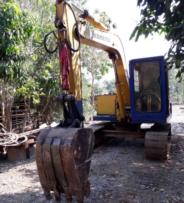 ขาย แบคโฮ KOMATSU PC60-3 รถใช้งานอยู่ประจำ เครื่องดี ช่วงล่างดี ราคาต่อรองได้