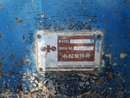 ขาย แบคโฮ KOMATSU PC60-3 รถใช้งานอยู่ประจำ เครื่องดี ช่วงล่างดี ราคาต่อรองได้