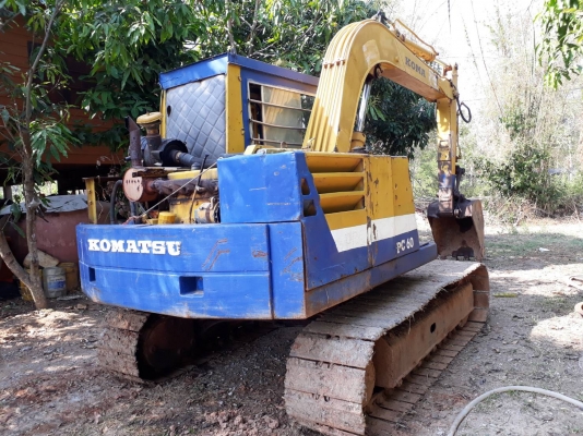 ขาย แบคโฮ KOMATSU PC60-3 รถใช้งานอยู่ประจำ เครื่องดี ช่วงล่างดี ราคาต่อรองได้
