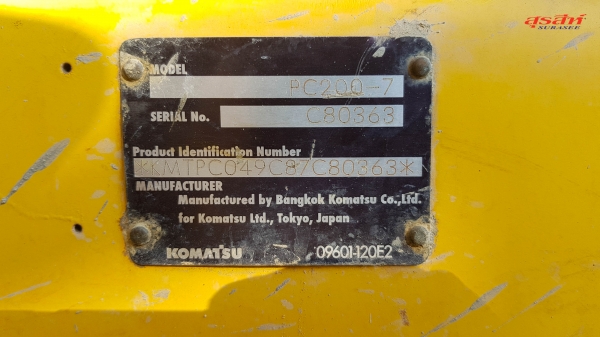 ขายรถแบคโฮ KOMATSU PC200-7 ใช้งาน 12,698 ชั่วโมง สภาพนางฟ้า รถบริษัท มีการใช้งาน และบำรุงรักษาดี ขายรถแบคโฮ KOMATSU PC200-7 ใช้งาน 12,698 ชั่วโมง สภาพนางฟ้า รถบริษัท มีการใช้งาน และบำรุงรักษาดี