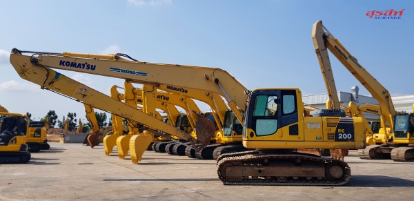 ขายรถแบคโฮ KOMATSU PC200-8 บูมยาว ใช้งาน 12,067 ชั่วโมง สภาพดี พร้อมใช้งาน ราคาไม่แพง ขายรถแบคโฮ KOMATSU PC200-8 บูมยาว ใช้งาน 12,067 ชั่วโมง สภาพดี พร้อมใช้งาน ราคาไม่แพง