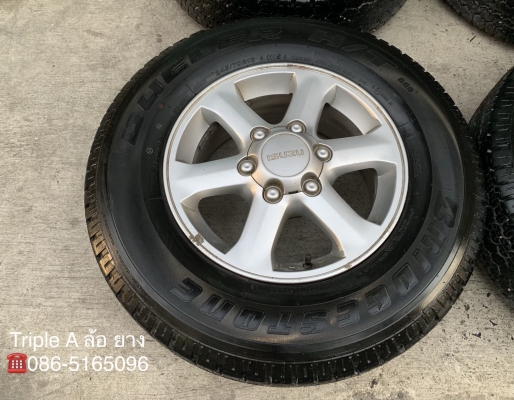 ล้อแม็ก ISUZU D-Max Gold Series ขอบ 16 พร้อมยาง 245-70-16 Bridgestone ปี 12