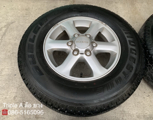 ล้อแม็ก ISUZU D-Max Gold Series ขอบ 16 พร้อมยาง 245-70-16 Bridgestone ปี 12