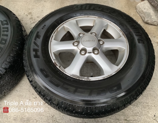 ล้อแม็ก ISUZU D-Max Gold Series ขอบ 16 พร้อมยาง 245-70-16 Bridgestone ปี 12