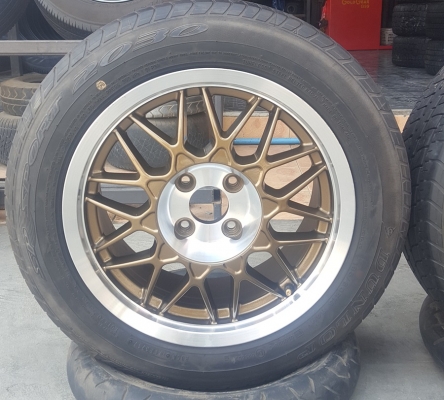 ล้อมือ2 ขอบ15 4รู100 ยางปี17 4 ล้อ ล้อมือ2 ขอบ15 4รู100 ยางปี17 4 ล้อ