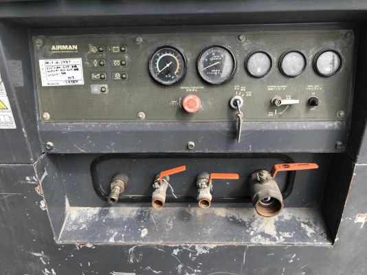 ปั้มลม AIRMAN PDS655SD ปี 2004 ใช้งาน 5 พันชั่วโมงจากญี่ปุ่น
