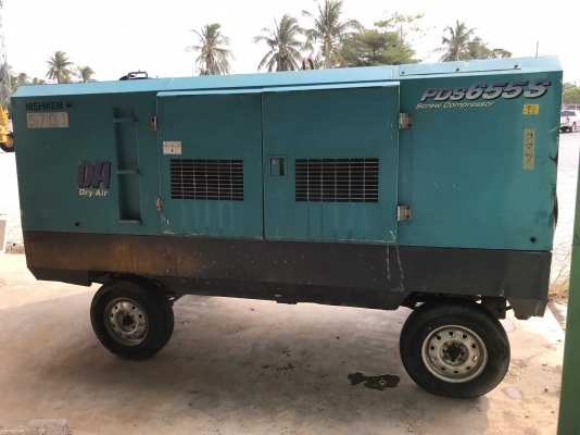 ปั้มลม AIRMAN PDS655SD ปี 2004 ใช้งาน 5 พันชั่วโมงจากญี่ปุ่น