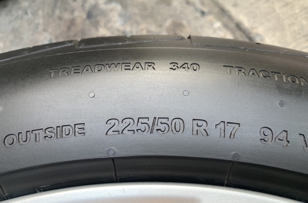 ล้อแม็ก Honda Accord G9 ขอบ 17 พร้อมยาง 225-50-17 Continental ปี 15 แม็กสวย ยางสวย ดอกหนาปึก