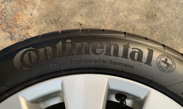 ล้อแม็ก Honda Accord G9 ขอบ 17 พร้อมยาง 225-50-17 Continental ปี 15 แม็กสวย ยางสวย ดอกหนาปึก