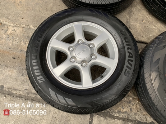 ล้อแม็ก ISUZU D-MAX Platinum ขอบ 15 พร้อมยาง 215-70-15 Bridgestone