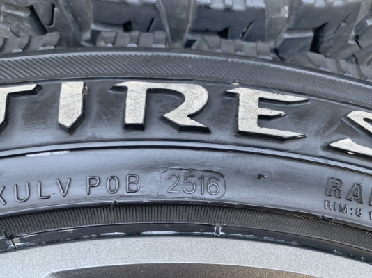 ล้อแม็ก Ford Everest ลายเก่า ขอบ 20 สีเทากัน พร้อมยาง 265-50-20 ปี 16 แม็กสวย ดอกยางหนาปึก