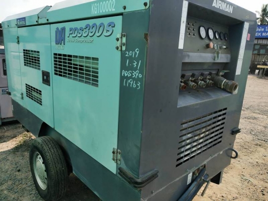 PDS390SD - เครื่องปั๊มลม Airman ขนาด 7bar 390cfm. เครื่องยนต์ Isuzu by OEK 098-5625920