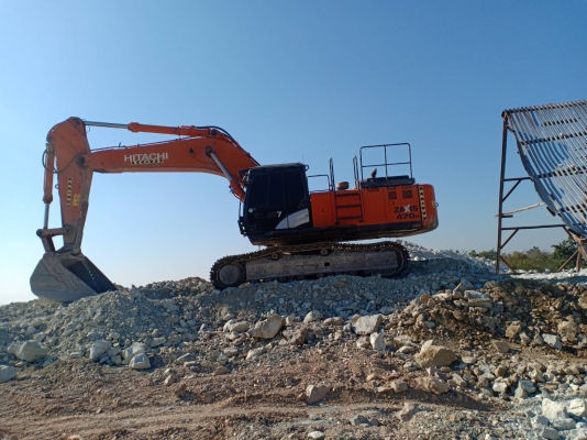 ขายรถแบคโฮ HITACHI ZX470 5G เอกสารอินวอย ไมล์ 11000 ชม.ราคา 3200000