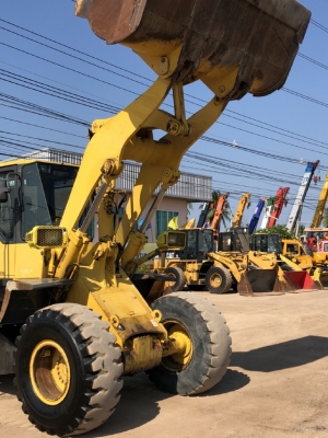 ขายรถตักล้อยาง KOMATSU WA350-3E นำเข้าเองจากญี่ปุ่น สภาพสวยพร้อมใช้ มีVDOการทำงานครับ