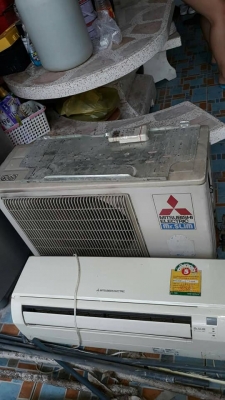 ขายแอร์ยี่ห้อ Mitsubishi Mr.SLIM ขนาด 12000 BTU มีรีโมท สภาพดี ใช้งานได้ปกติ
