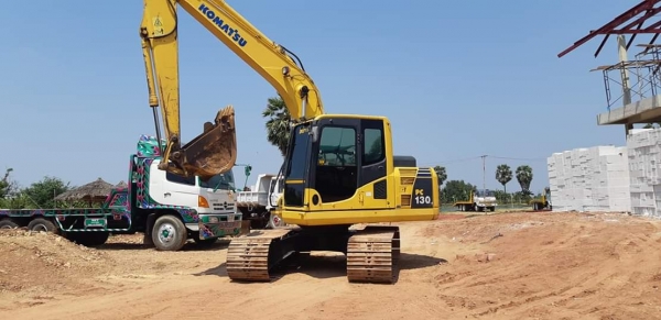 Komatsu PC130-8 ใช้งาน 8000ช.ม รถออกห้างมือเดียว เอกสารอินวอยซ์