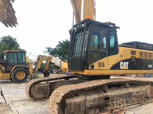 ขายรถแบคโฮ CAT 345C ขนาดเท่า 450 เอกสารอินวอย ราคา 3100000