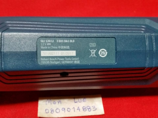 ไฟฉายไร้สาย Li-on BOSCH GLI120-LI