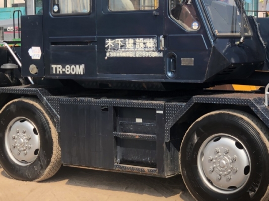 ขายรถเครน TADANO TR80M-1 (ขนาด 8 ตัน) ปี 1992 นำเข้าเองจากญี่ปุ่น สภาพสวยพร้อมใช้ มีVDOการทำงานครับ