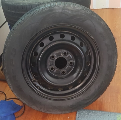 ยางmaxxis 65/15/195 ยางปี15 พร้อมล้อ 5รู114