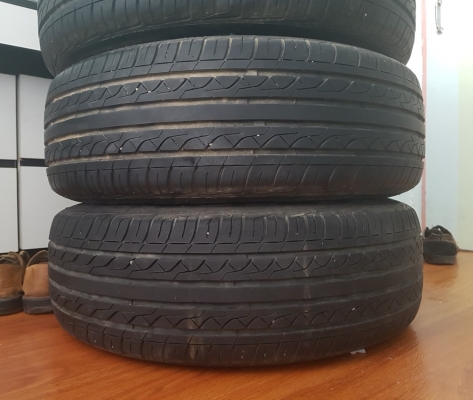 ยางmaxxis 65/15/195 ยางปี15 พร้อมล้อ 5รู114