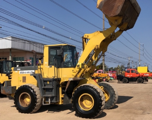 ขายรถตักล้อยาง KOMATSU WA350-3E นำเข้าเองจากญี่ปุ่น สภาพสวยพร้อมใช้ มีVDOการทำงานครับ