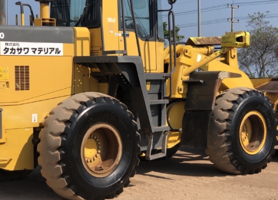 ขายรถตักล้อยาง KOMATSU WA350-3E นำเข้าเองจากญี่ปุ่น สภาพสวยพร้อมใช้ มีVDOการทำงานครับ