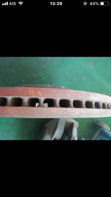 ขายชุดเบรคหน้าอริสโต้จานหนาๆผ้าเหลือๆพร้อมใส่สตราด้า