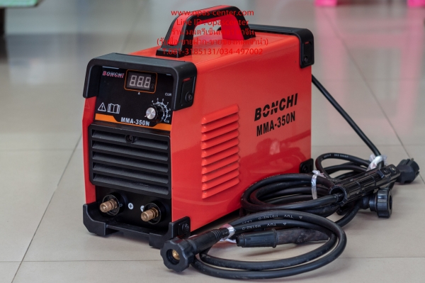 เครื่องเชื่อมอินเวอร์เตอร์ 350 A ยี่ห้อ Bonchi รุ่น MMA-350N ตัวเบา ยกง่าย มือสอง สภาพใหม่