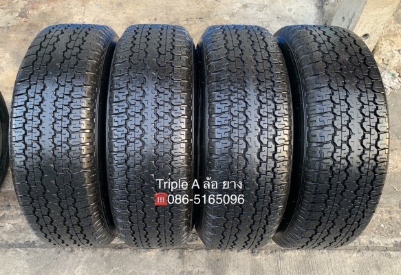 ยาง 245-70-16 Bridgestone ปี 18 ดอกยางหนาปึกทุกเส้น ใช้งานได้ยาวๆ