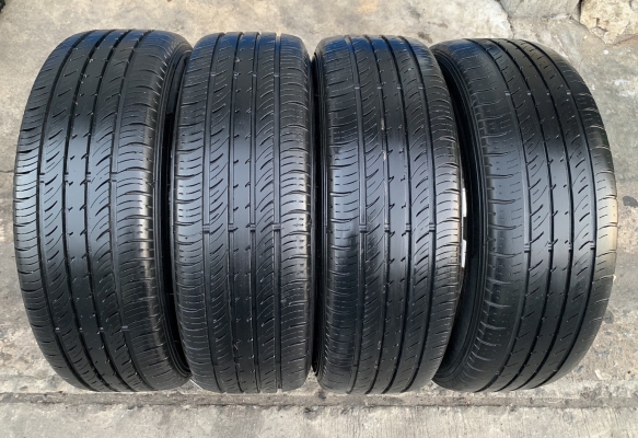 ล้อแม็ก Toyota Vios รุ่น 12 ก้าน ขอบ 15 สีบอร์น พร้อมยาง 185-60-15 Dunlop ปี 15