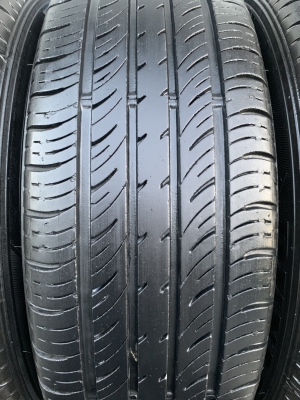 ล้อแม็ก Toyota Vios รุ่น 12 ก้าน ขอบ 15 สีบอร์น พร้อมยาง 185-60-15 Dunlop ปี 15