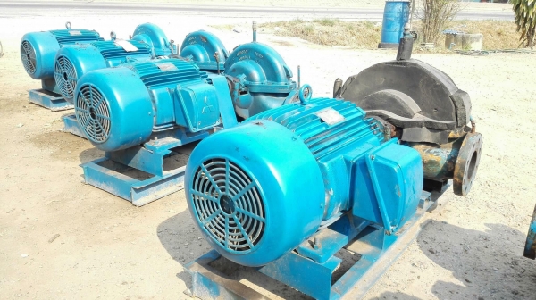 ปั้มน้ำแรงเหวี่ยงสปริทเคสอเมริกา SplitcasePump AURORA USA มอเตอร์ Mitsubishi 40 HP