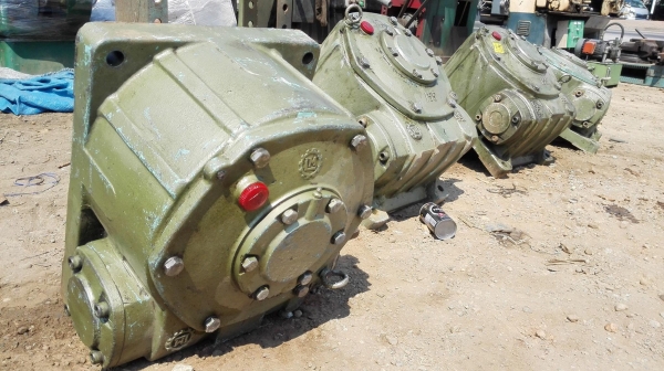 วอร์มเกียร์ทดแบบคว่ำ LM เบอร์ 155 ทด 1:10 (150 rpm) ใช้กับมอเตอร์ 10-15 HP