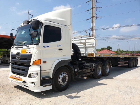 ขาย HINO VICTOR FM1A344ปี 61 หัวลาก พร้อมหางสามมิตรปี 61 พร้อมแยกขายหัวหาง ราคาคุยกัน รถสภาพใหม่พร้อ
