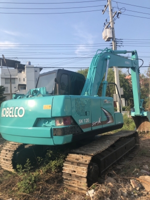 ขายแบคโฮ KOBELCO SK120/// ช่วงเต็ม ปั้มดีเฟลมสวย เอวแน่นไฟตัดเอกสารซื้อขาย