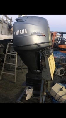 ขายเครื่องโฟ YAMAHA 100 แรง 4 จังหวะนำเข้าจากญี่ปุ่น หาง 25