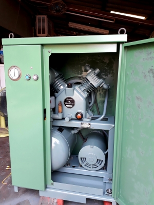 ปั๊มลมhitachi 3Hp เก่าญี่ปุ่น 0833554933