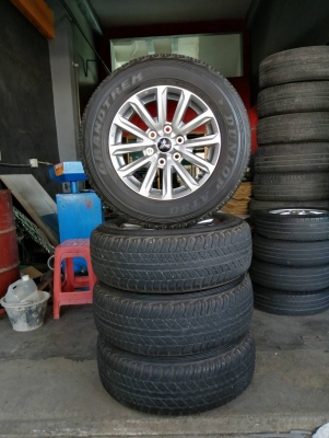 ล้อติดรถยนต์ Mitsubishi Triton คู่ยาง Dunlop AT-20  ปี 18
