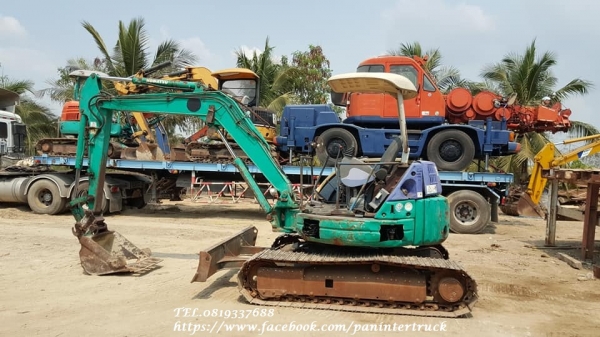 SALE**FROM JAPAN รถขุดKOMATSU PC40MR-1 คอนโทรล(สั้น)น้ำมัน ,ปั๊มนิ้ว ,แทรคเหล็กสวย, มีเอกสารแจ้งจำหน่าย